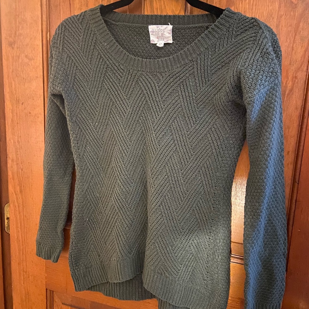 Green sweater